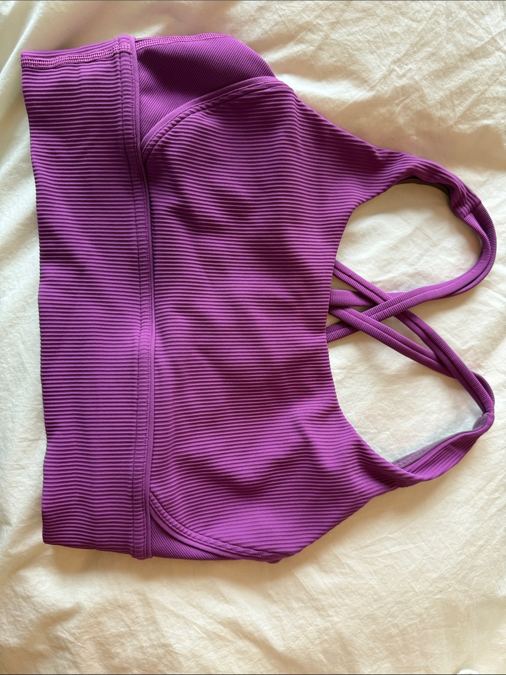 Purple size 8 Lululemon Energy Bra